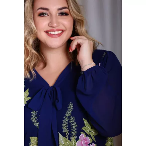 Amevia kék virágos