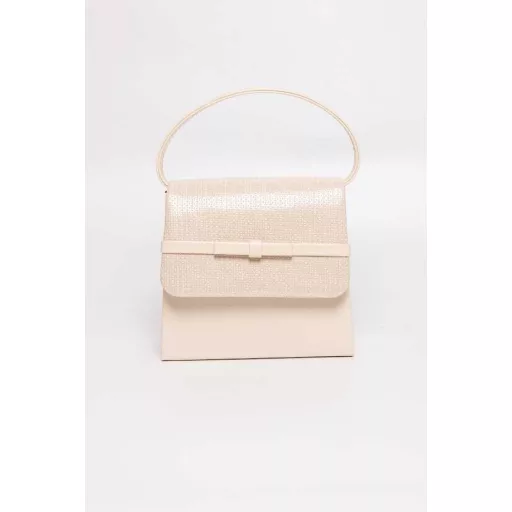 DIVA kézi retikül lakk beige
